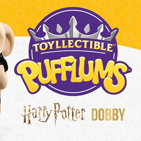 The Noble Collection Harry Potter Squeeze & Hug Dobby Pufflums Figure New in Box - Picture 3 of 3